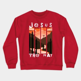 Jesus - The Way Crewneck Sweatshirt